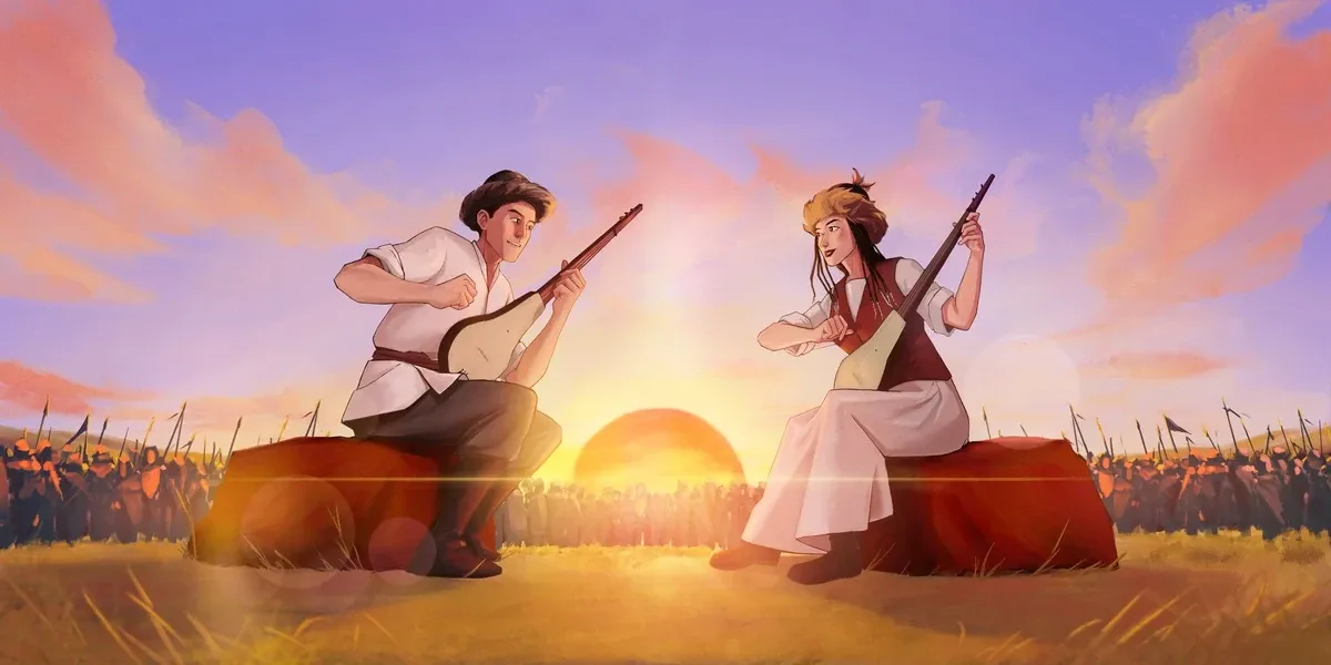 ТАЛЫМ КЫЗ МЕНЕН КӨБӨКТҮН АЙТЫШЫ